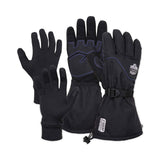 ergodyne® ProFlex 825WP Thermal Waterproof Winter Work Gloves, Black, 2X-Large, Pair, Ships in 1-3 Business Days (EGO17606) 1 Pair