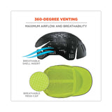 ergodyne® Skullerz 8955 Lightweight Bump Cap Hat, Short Brim Lime, Ships in 1-3 Business Days (EGO23351) Each