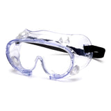 Pyramex® Protective Goggles Fit Over Uncoated Clear Tint Polycarbonate Lens Clear Frame Elastic Strap One Size Fits Most (1239058_BX) 12/BX