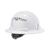 ergodyne® Skullerz 8973 Class C Hard Hat Full Brim, White, Ships in 1-3 Business Days (EGO60154) Each