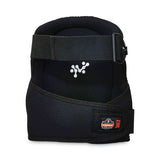 ergodyne® ProFlex 367 Lightweight Gel Knee Pads, Round Cap, Hook and Loop Closure, One Size, Black, Pair, Ships in 1-3 Business Days (EGO18467) 1 Pair