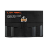 ergodyne® ProFlex 1600 Standard Elastic Back Support Brace, 4X-Large, 52" to 58" Waist, Black, Ships in 1-3 Business Days (EGO11108) Each