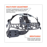 ergodyne® Skullerz 8971LED Class E Hard Hat Full Brim with LED Light, White, Ships in 1-3 Business Days (EGO60152) Each