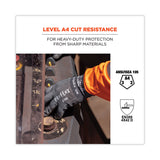 ergodyne® ProFlex 7044 ANSI A4 PU Coated CR Gloves, Gray, Small, 12 Pairs/Pack, Ships in 1-3 Business Days (EGO10482) Each