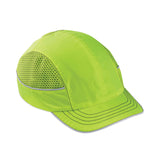 ergodyne® Skullerz 8950 Bump Cap Hat, Short Brim, Lime, Ships in 1-3 Business Days (EGO23333) Each