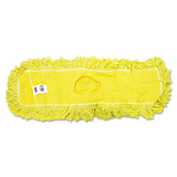 Rubbermaid® Commercial Trapper Commercial Dust Mop, Looped-end Launderable, 5" x 24", Yellow (RCPJ15300YEL) Each