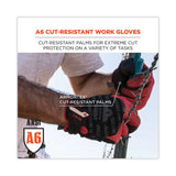 ergodyne® ProFlex 812CR6 ANSI A6 Utility and CR Gloves, Black, X-Large, Pair, Ships in 1-3 Business Days (EGO17925) 1 Pair