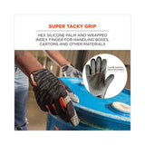 ergodyne® ProFlex 821 Smooth Surface Handling Gloves, Black, X-Large, Pair, Ships in 1-3 Business Days (EGO17235) 1 Pair