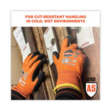 ergodyne® ProFlex 7551 ANSI A5 Coated Waterproof CR Gloves, Orange, Large, Pair, Ships in 1-3 Business Days (EGO17674) 1 Pair
