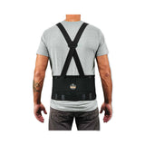 ergodyne® ProFlex 1625 Elastic Back Support Brace, Medium, 30" to 34" Waist, Black, Ships in 1-3 Business Days (EGO11113) Each