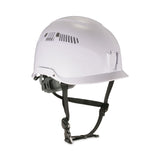 ergodyne® Skullerz 8975 Class C Safety Helmet, 6-Point Ratchet Suspension, White, Ships in 1-3 Business Days (EGO60204) Each