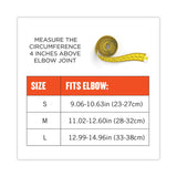 ergodyne® ProFlex 651 Elbow Compression Sleeve, Medium, Gray/Black, Ships in 1-3 Business Days (EGO16593) Each