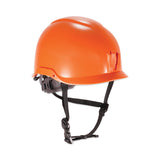 ergodyne® Skullerz 8974 Class E Safety Helmet, 6-Point Ratchet Suspension, Orange, Ships in 1-3 Business Days (EGO60212) Each