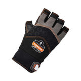 ergodyne® ProFlex 900 Half-Finger Impact Gloves, Black, X-Large, Pair, Ships in 1-3 Business Days (EGO17695) 1 Pair