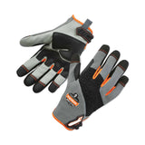 ergodyne® ProFlex 710 Heavy-Duty Mechanics Gloves, Gray, Small, Pair, Ships in 1-3 Business Days (EGO17042) Each