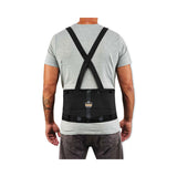 ergodyne® ProFlex 100 Economy Spandex Back Support Brace, 4X-Large, 52" to 58" Waist, Black, Ships in 1-3 Business Days (EGO11388) Each