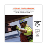 ergodyne® ProFlex 7021 Hi-Vis Nitrile-Coated CR Gloves, Lime, Large, Pair, Ships in 1-3 Business Days (EGO17964) 1 Pair