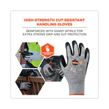 ergodyne® ProFlex 7031 ANSI A3 Nitrile-Coated CR Gloves, Gray, Large, 144 Pairs/Carton, Ships in 1-3 Business Days (EGO17884) Case of 144