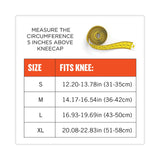 ergodyne® ProFlex 601 Knee Compression Sleeve, Medium, Black, Ships in 1-3 Business Days (EGO16553) Each