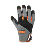 ergodyne® ProFlex 710 Heavy-Duty Mechanics Gloves, Gray, Small, Pair, Ships in 1-3 Business Days (EGO17042) Each
