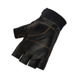 ergodyne® ProFlex 901 Half-Finger Leather Impact Gloves, Black, X-Large, Pair, Ships in 1-3 Business Days (EGO17785) 1 Pair