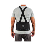ergodyne® ProFlex 1400UN Universal Size Back Support Brace, One Size Fits All, 25" to 58" Waist, Black, Ships in 1-3 Business Days (EGO11400) Each