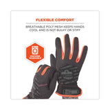 ergodyne® ProFlex 815 QuickCuff Mechanics Gloves, Black, Small, Pair, Ships in 1-3 Business Days (EGO17202) 1 Pair