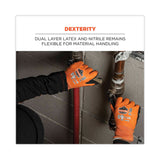 ergodyne® ProFlex 7551 ANSI A5 Coated Waterproof CR Gloves, Orange, Large, Pair, Ships in 1-3 Business Days (EGO17674) 1 Pair