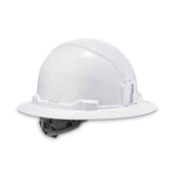 ergodyne® Skullerz 8971 Class E Hard Hat Full Brim, White, Ships in 1-3 Business Days (EGO60150) Each