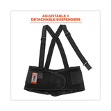 ergodyne® ProFlex 2000SF High-Performance Spandex Back Support Brace, 3X-Large, 46" to 52" Waist, Black, Ships in 1-3 Business Days (EGO11287) Each