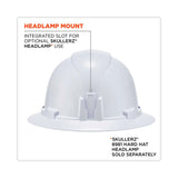 ergodyne® Skullerz 8971 Class E Hard Hat Full Brim, White, Ships in 1-3 Business Days (EGO60150) Each
