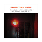 ergodyne® Skullerz 8993 Hard Hat Safety Light, 1.5 x 3 x 1.5, Black, Ships in 1-3 Business Days (EGO60214) Each