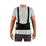 ergodyne® ProFlex 2000SF High-Performance Spandex Back Support Brace, X-Small, 20" to 25" Waist, Black, Ships in 1-3 Business Days (EGO11281) Each