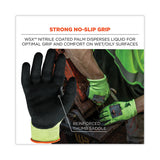 ergodyne® ProFlex 7041 ANSI A4 Nitrile-Coated CR Gloves, Lime, Large, 144 Pairs, Ships in 1-3 Business Days (EGO17824) Each