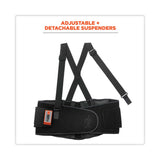 ergodyne® ProFlex 1400UN Universal Size Back Support Brace, One Size Fits All, 25" to 58" Waist, Black, Ships in 1-3 Business Days (EGO11400) Each