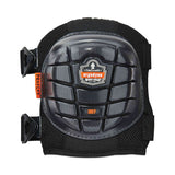 ergodyne® ProFlex 357 Lightweight Gel Knee Pads, Short Cap, Buckle Closure, One Size Fits Most, Black, Pair, Ships in 1-3 Business Days (EGO18457) 1 Pair