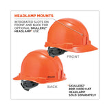 ergodyne® Skullerz 8970 Class E Hard Hat Cap Style, Orange, Ships in 1-3 Business Days (EGO60141) Each