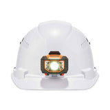 ergodyne® Skullerz 8972LED Class C Hard Hat Cap Style with LED Light, White, Ships in 1-3 Business Days (EGO60146) Each