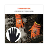 ergodyne® ProFlex 7551 ANSI A5 Coated Waterproof CR Gloves, Orange, Large, Pair, Ships in 1-3 Business Days (EGO17674) 1 Pair