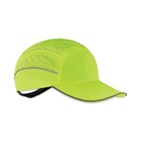 ergodyne® Skullerz 8955 Lightweight Bump Cap Hat, Long Brim, Lime, Ships in 1-3 Business Days (EGO23352) Each