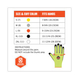 ergodyne® ProFlex 7021 Hi-Vis Nitrile-Coated CR Gloves, Lime, Large, Pair, Ships in 1-3 Business Days (EGO17964) 1 Pair