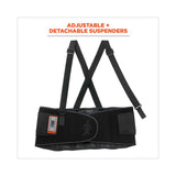 ergodyne® ProFlex 100 Economy Spandex Back Support Brace, 3X-Large, 46" to 52" Waist, Black, Ships in 1-3 Business Days (EGO11387) Each