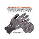 ergodyne® ProFlex 7071 ANSI A7 PU Coated CR Gloves, Gray, Small, Pair, Ships in 1-3 Business Days (EGO18072) 1 Pair