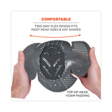 ergodyne® Skullerz 8945F(x) Universal Bump Cap Insert - Extra Venting, Charcoal, Ships in 1-3 Business Days (EGO23481) Each