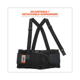 ergodyne® ProFlex 1100SF Standard Spandex Back Support Brace, X-Small, 20" to 25" Waist, Black, Ships in 1-3 Business Days (EGO11601) Each