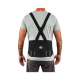 ergodyne® ProFlex 1600 Standard Elastic Back Support Brace, X-Small, 20" to 25" Waist, Black, Ships in 1-3 Business Days (EGO11101) Each