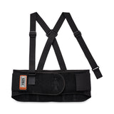 ergodyne® ProFlex 1625 Elastic Back Support Brace, 3X-Large, 46" to 52" Waist, Black, Ships in 1-3 Business Days (EGO11117) Each