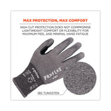 ergodyne® ProFlex 7071 ANSI A7 PU Coated CR Gloves, Gray, Large, Pair, Ships in 1-3 Business Days (EGO18074) 1 Pair