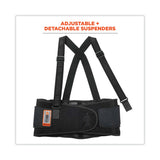 ergodyne® ProFlex 1100SF Standard Spandex Back Support Brace, X-Large, 38" to 42" Waist, Black, Ships in 1-3 Business Days (EGO11605) Each