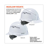 ergodyne® Skullerz 8972 Class C Hard Hat Cap Style, White, Ships in 1-3 Business Days (EGO60144) Each